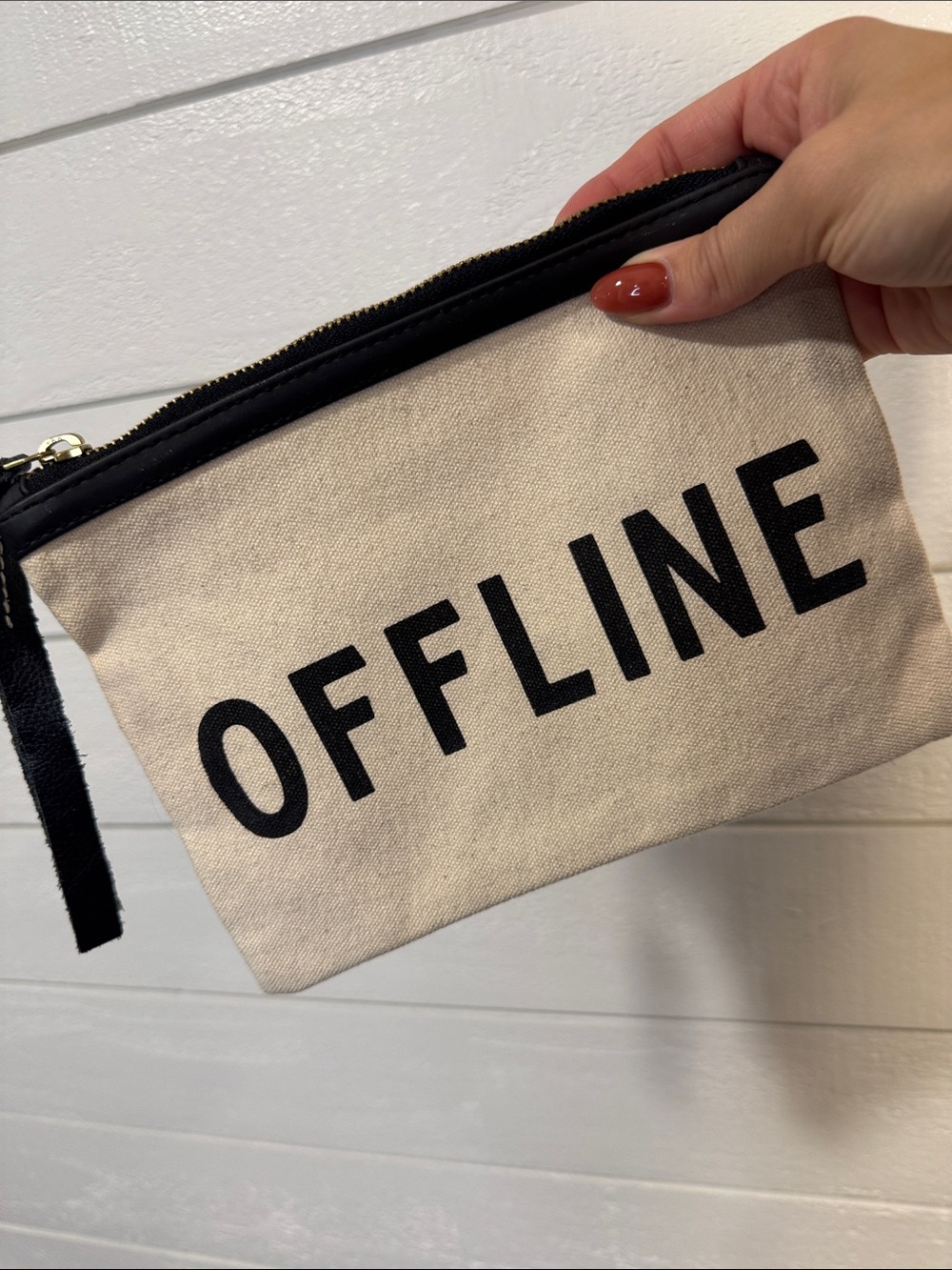 Santa Barbara Design Studio Canvas Zipper OFFLINE Clutch